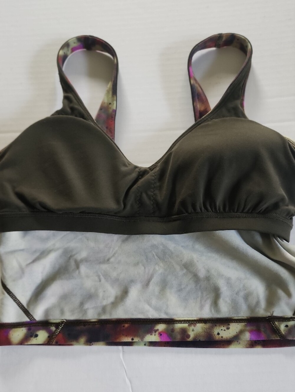 Lululemon Align Tank TopSoft Focus Splatter Green Multi, Size 6 - Picture 5 of 7